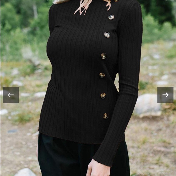 Ribbed long sleeve shirt - Picture 2 of 5